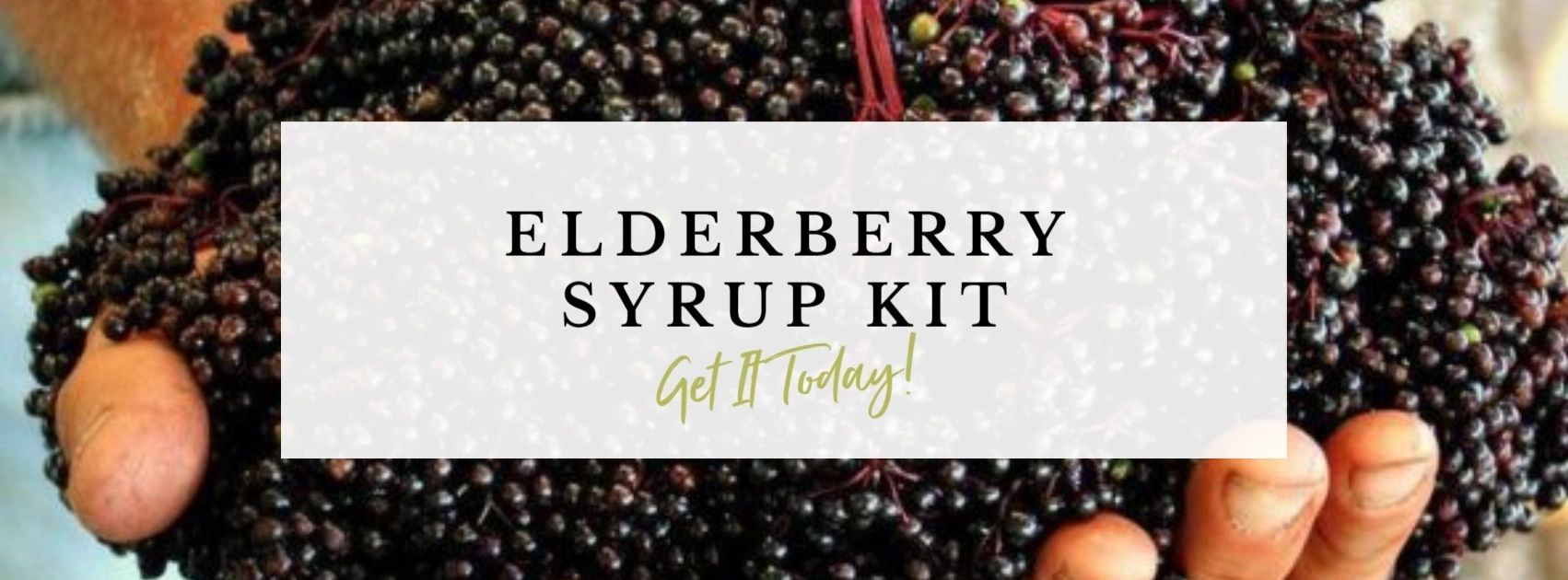 Calming Elderberry Syrup Kit 3 Pack