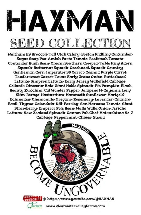 HAXMAN Seed Collection